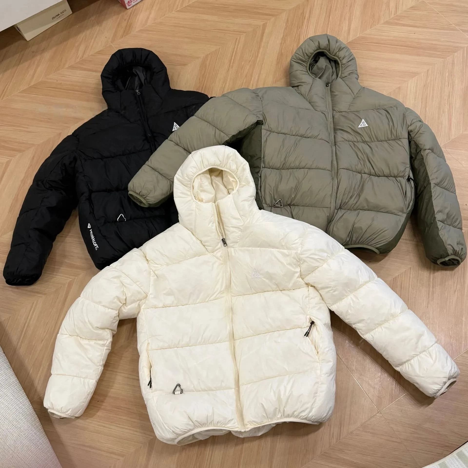机能棉服户外轻量高蓬松棉衣外套拼色连帽面包服外套ASI (16)