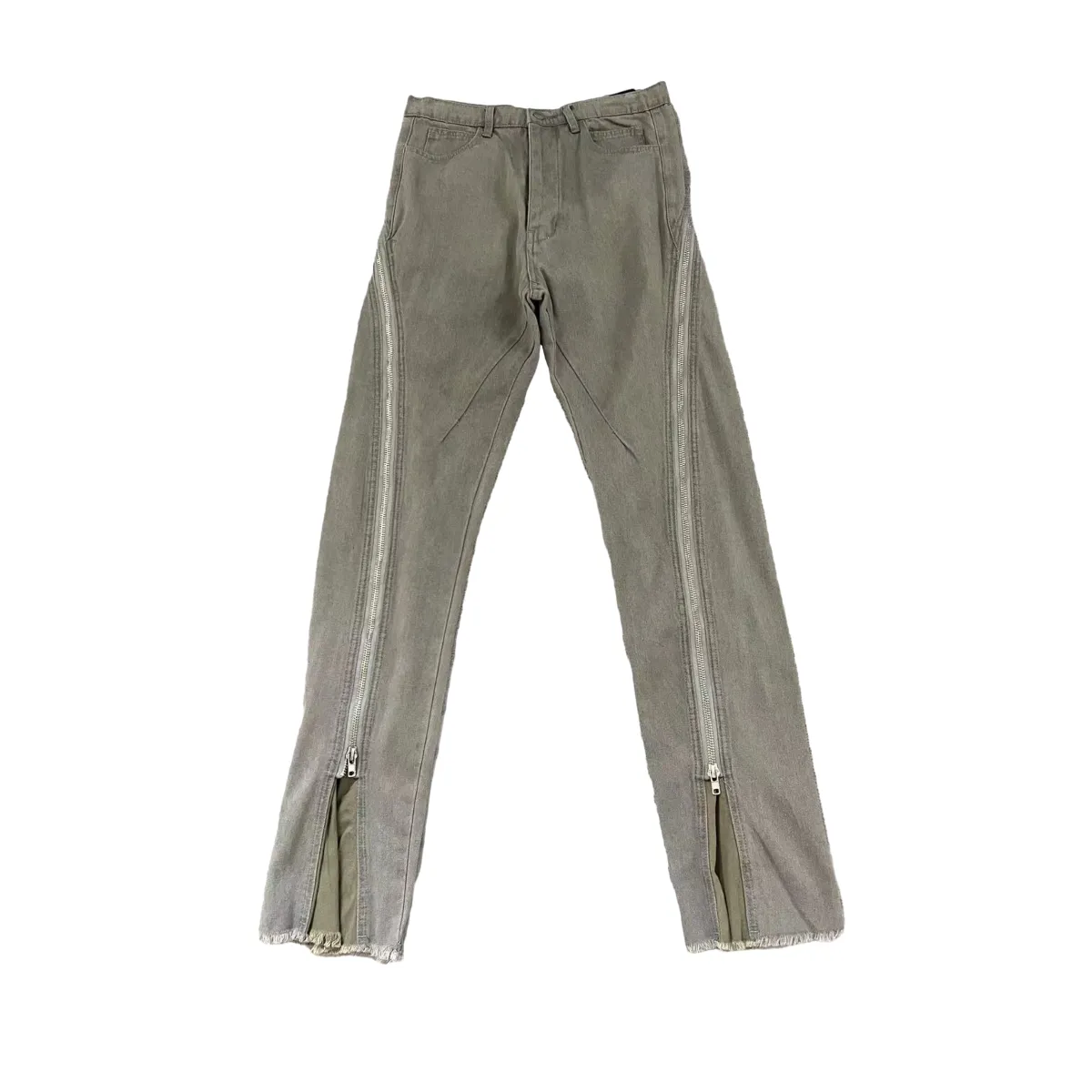 Rick Owens Grey Bolan Banana Pants - Image 1