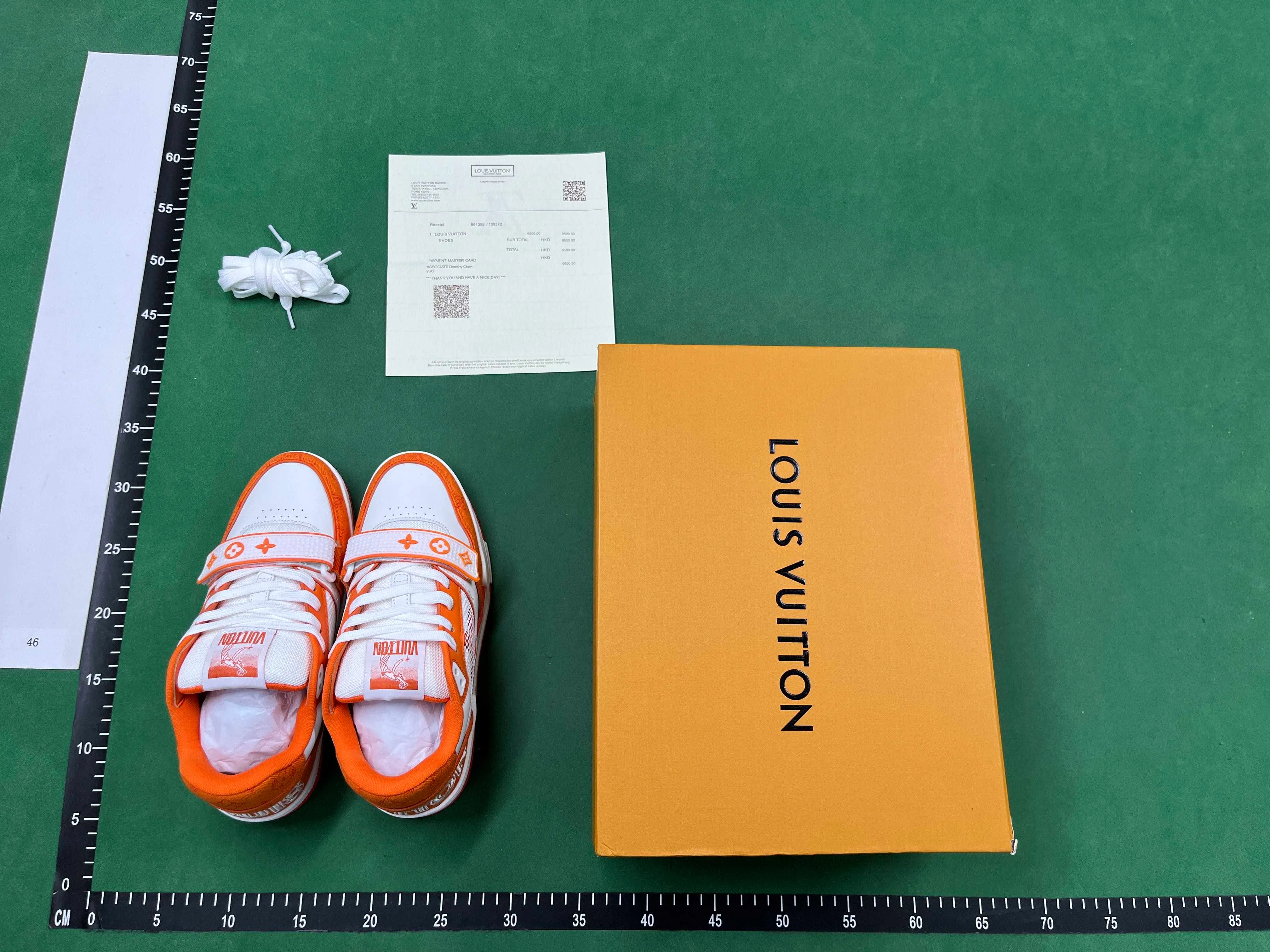 Orange LV Sneakers thumbnail 2