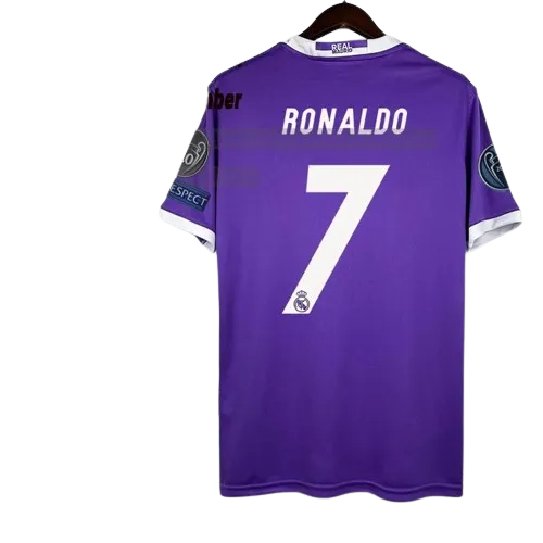 16 17 Real Madrid away football jersey Champions League version thumbnail 2