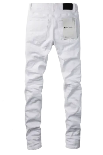 PURPLE WHITE JEANS thumbnail 2