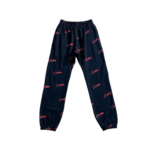 corteiz sweatpants pink-red-orange thumbnail 2