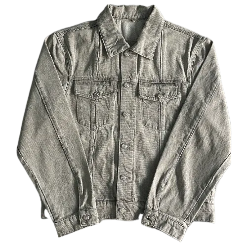 corteiz jacket denim c-star -grey thumbnail 2