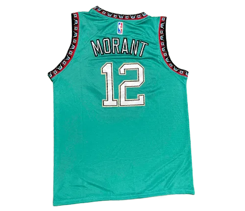 NBA Jersey Tanktop Basket Grizzly Morant N.12 thumbnail 2