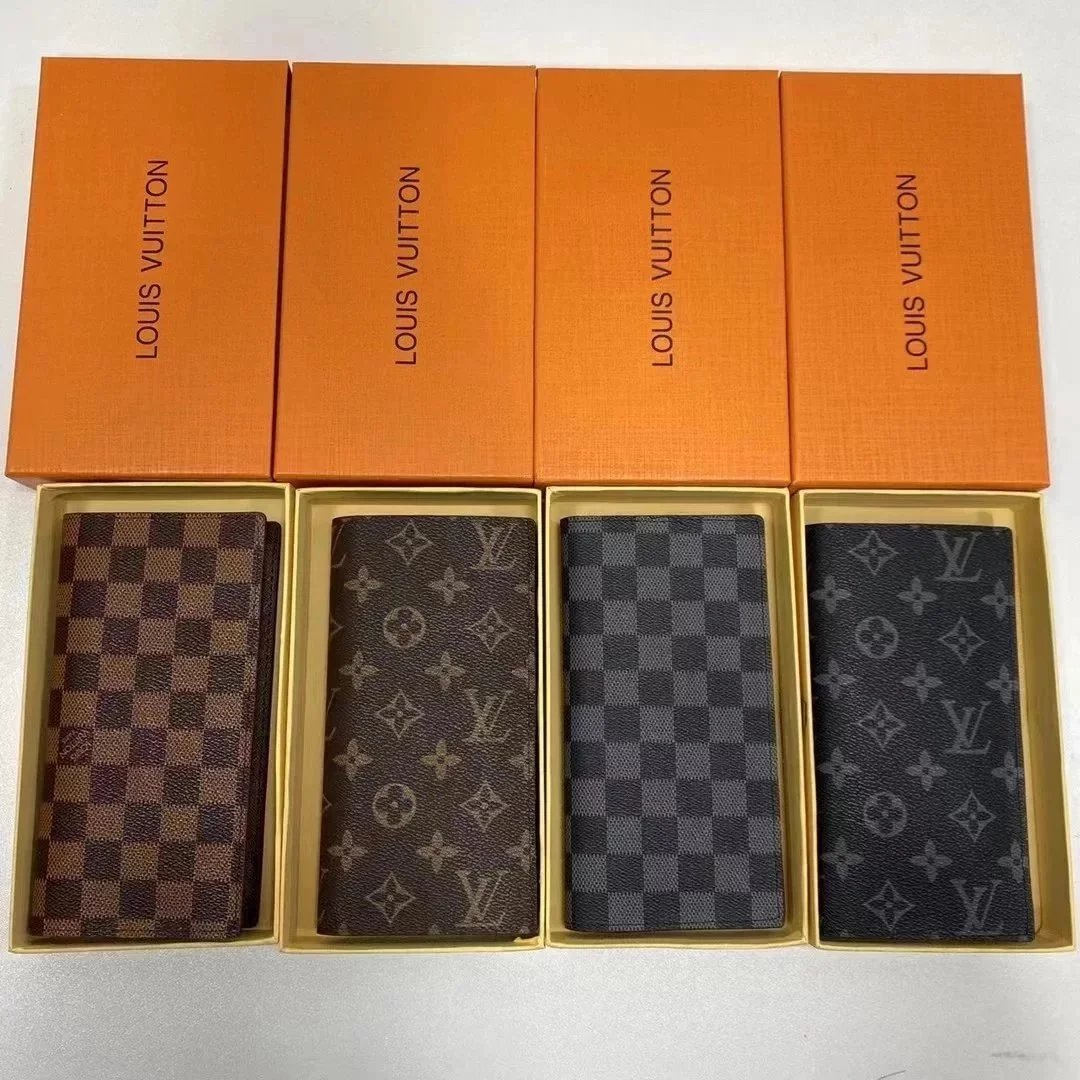 LV-Style Monogram Wallet