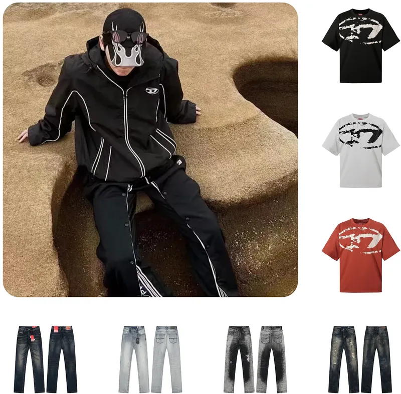 Diesel 26SS Oversized T-Shirt & Jacket Set